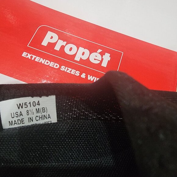 Propet Womens TravelActiv Slip-On Shoes Black 8.5 Medium Width Lightweight Breat - Picture 7 of 8